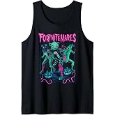 Fortnite Halloween Fortnitemares Retro Creepy Group Poster Tank Top