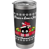 Chococat Ugly Sweater Christmas Shirt Stainless Steel Insulated Tumbler