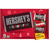 HERSHEY'S, KRACKEL, MR. GOODBAR ChristmasCandy, Holiday Candy Bag, 9 oz | Milk Chocolate, Special Dark Chocolate, Peanut Chocolate, Mini Chocolate Bars, Christmas Chocolate Assortment