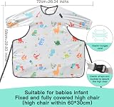 PewinGo Weaning Bib Full Cover Highchair Long Sleeves Waterproof view 2