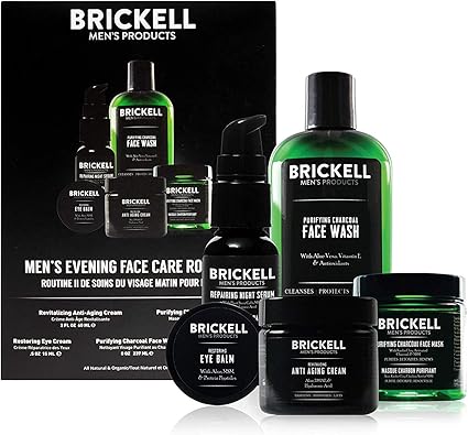Brickell Productos para hombres Evening Face Care Routine II ...