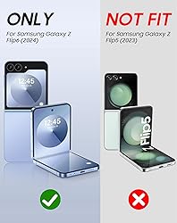 Vizvera for Samsung Galaxy Z Flip 6 Case with Hinge