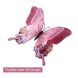 24PCS Butterfly Wall Decals Removable 3D
