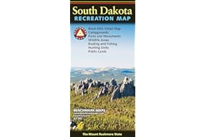 South Dakota, The Mount Rushmore State, Recreation Map, 2022 Edition (Benchmark)
