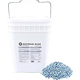 National Blue Ice Melt and Snow Salt 35lb Bucket - Fast Acting Ice Melter - Pet, Plant and Concrete Friendly, Environmentally Safe - Free of Magnesium Chloride - Melts to -15&deg;F