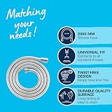 GROHE VitalioFlex Shower Hose 2m Silver TwistStop Chrome view 3