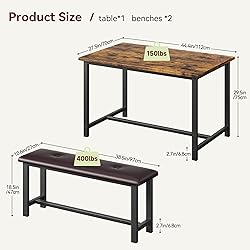 IDEALHOUSE Dining Table Set for 4, Kitchen Table