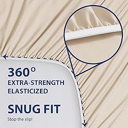 Cathay Home Twin Fitted Sheet - Double Brushed
