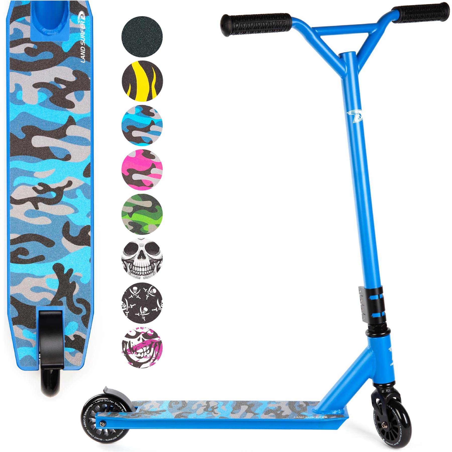 Land Surfer Stunt Scooter - Blue Camo