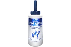LIVINGSTON TECH, INC. Fiber- Fortified Hoof Guard Sealant 16oz – Pro-Grade Formula Hoof Protector with Aramid for Stronger Hooves – Helps Fill Cracks & Lock in Moisture - Shields Against Thrush, UV Damage & Brittleness