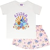 Disney Princess, Lilo & Stitch, Minnie Mouse Girls Boxy T-Shirt and Short Sets - Lightweight Summer Outfits for Kids