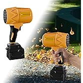 Small Handheld Leaf Blower Cordless Fit for De.Walt, 125-MPH 430-CFM, Battery Powered Blower, for Lawn Care/Patio Cleaning (No Battery)