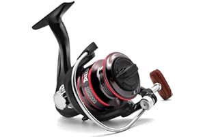JOYDAY Fishing Reel, Spinning Reel, Ultralight 5.2:1 Gear Ratio, 12 Ball Bearings, 39.5LB Carbon Fiber Drag, Reversible Handle for Left and Right Retrieve, Perfect for Freshwater and Saltwater