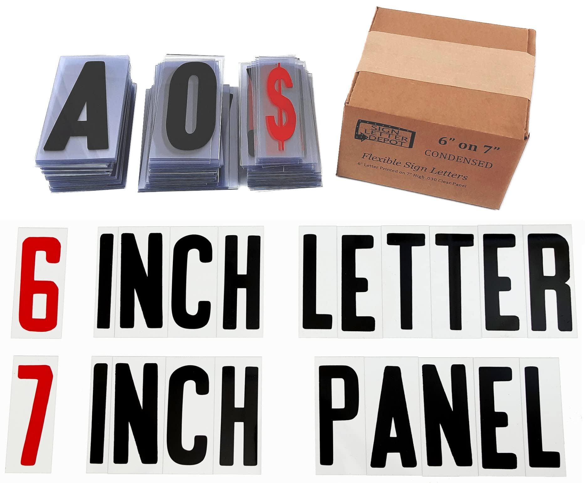 Mua Changeable Outdoor Sign Letters 6” Portable Flex Letters 279 Count ...