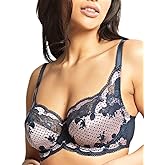 Panache Clara Side Support Bra 30E, Navy Pearl