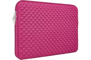RAINYEAR 14 Inch Laptop Sleeve Diamond Foam Water&Shock Resistant Protective Case Padded Cover Carrying Bag Compatible with 1