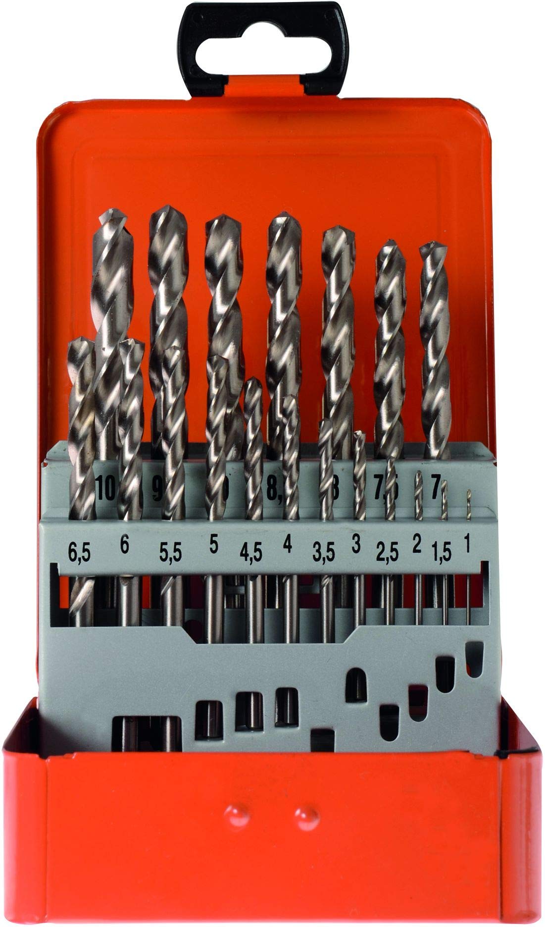 PROJAHN 60318 twist drill set HSS-G 1-10/0,5 mm 19pcs BASIC