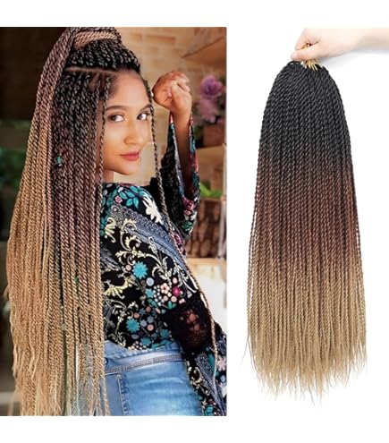 Amazon.com : NAYOO Senegalese Twist Crochet Hair - 8 Packs 14 Inch