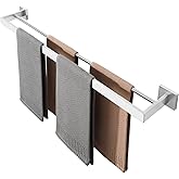 Alise Double Towel Bar, 32" SUS304 Stainless Steel Towel Racks for Bathroom, Long Bathroom Towel Rack Wall Mounted, Heavy Duty Towel Holder, Brushed Nickel
