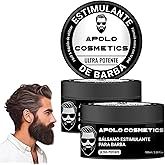 Para Barba, Shea Moisture Beard Balm for Men, Crecimiento De Barba Para Hombre, Beard Growth Vitamins, Estimulante De Barba Ultra Potente, Strengthens Barba for Mens (2PCS)
