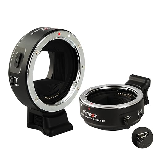 VILTROX® EF-NEX IV Objektivadapter Autofokus Automatik Objektiv Adapter Konverter Adapterring für Canon EF EF-S Objektiv auf 