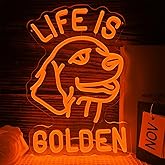 Golden Retriever Neon Sign Dimmable Dog Neon Sign for Wall Decor Golden Retriever Neon Light Up Sign for Bedroom Living Room Kids Room Christmas Christmas Gifts for Golden Retriever Lovers