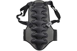 ZIRANU Back Spine Protector Unisex Back Protector Spine Guard for Adult Teen Motorcycling Skiing Skateboarding Snowboarding