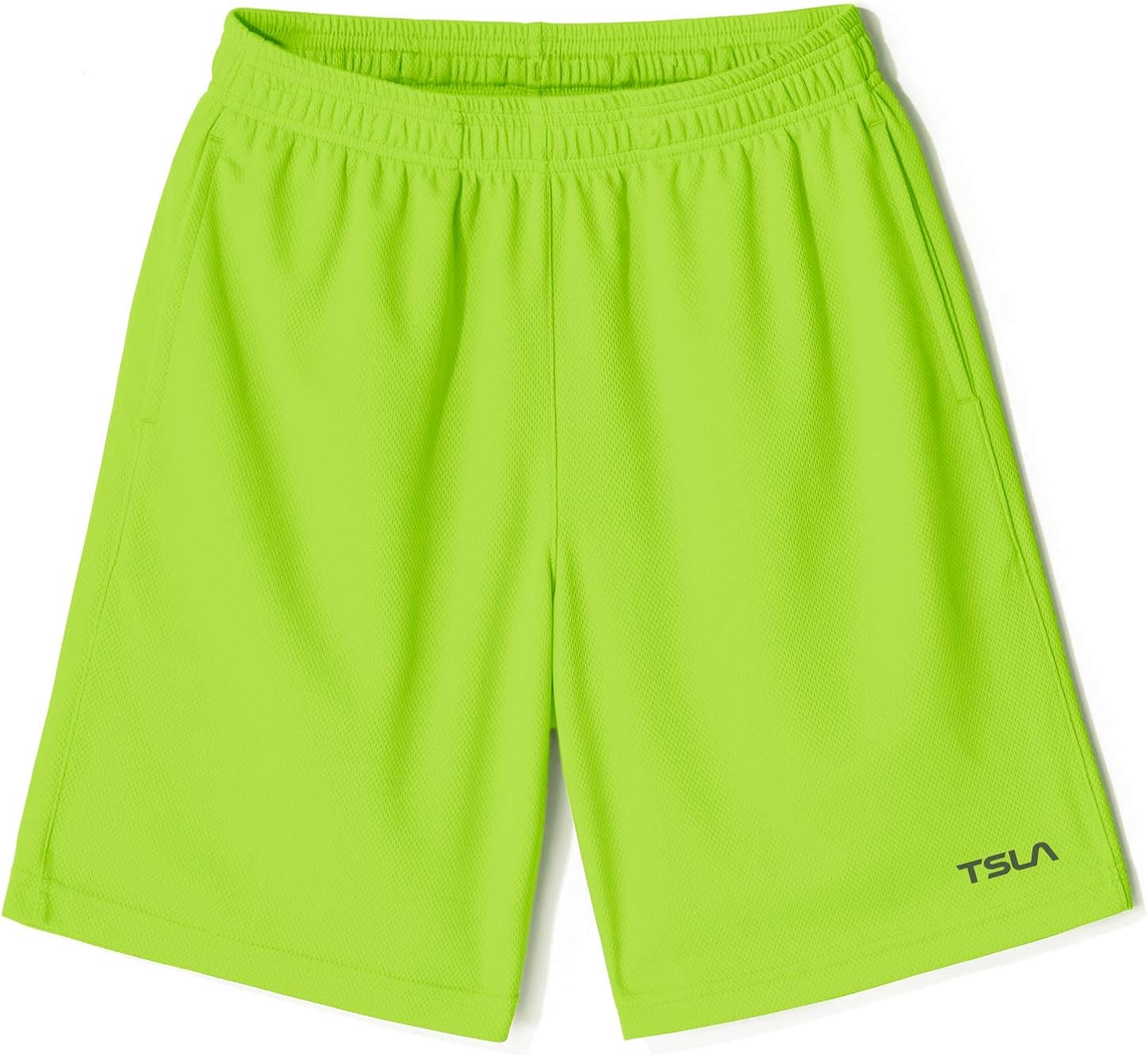 TSLA 1 or 2 Pack Boy's Athletic Shorts, Quick Dry Pull On Basketball Running Shorts, Active Sports Workout Gym Shorts : Clothing