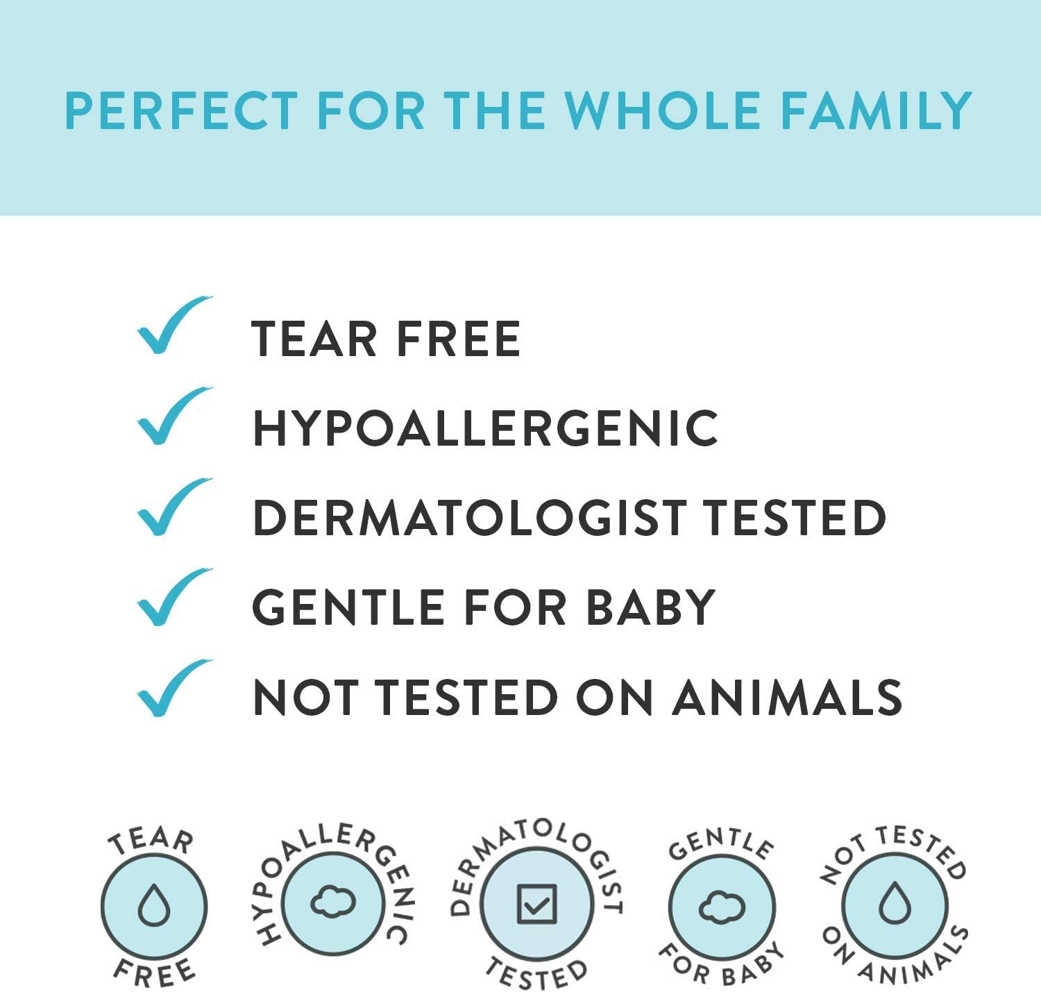 The Honest Company Truly Calming Lavender Shampoo + Body Wash Tear Free Baby Shampoo + Body Wash Naturally Derived Ingredients Sulfate & Paraben Free Baby Wash 10 Fl Oz (Pack of 1): Health & Personal Care