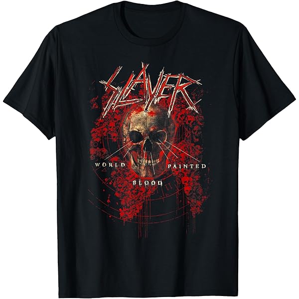 Amazon.com: Slayer – War Skull Helmet T-Shirt : Clothing