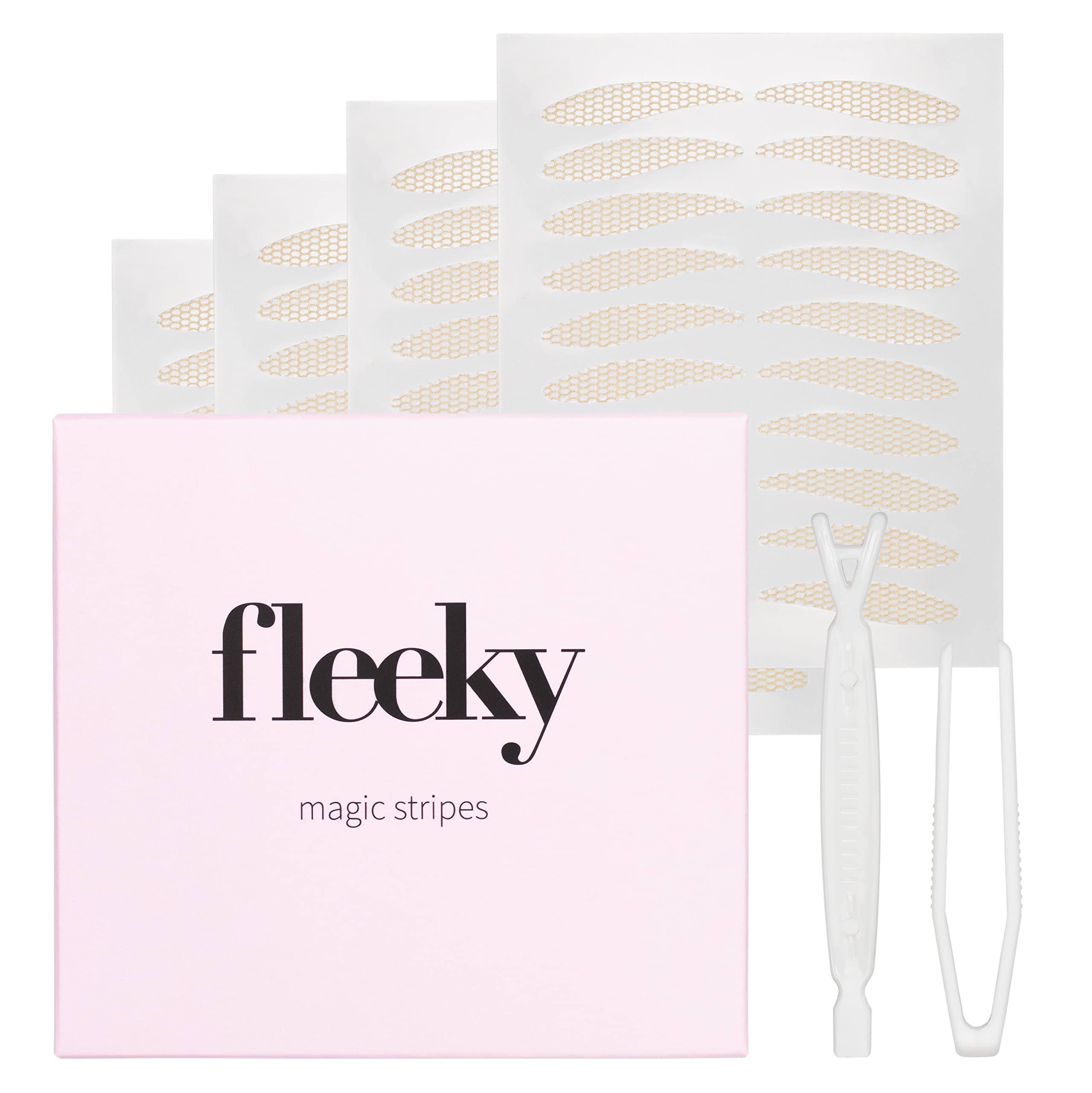 Fleeky Slip-On Lids Stripes Magic - Invisible Eyelid Stripes for Lifting without Surgery, Eyelid Tape, Double Slip-On Lid Sticker for Lamination (XL)