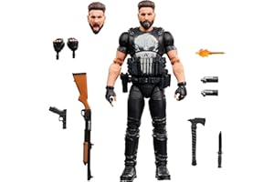 Marvel Legends Series Punisher, Set de Figura de acción Coleccionable The Punisher de 15 cm