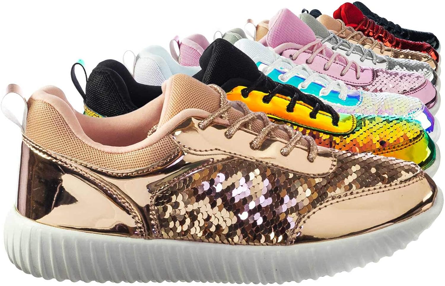 mermaid sequin sneakers