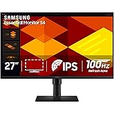 Samsung 27” (S40GD) Borderless Business Monitor with IPS Panel, 100Hz Refresh Rate, Eye Saver Mode, Ergonomic Design, Game Picture Mode, LS27D402GANXGO, 3 Yr Warranty