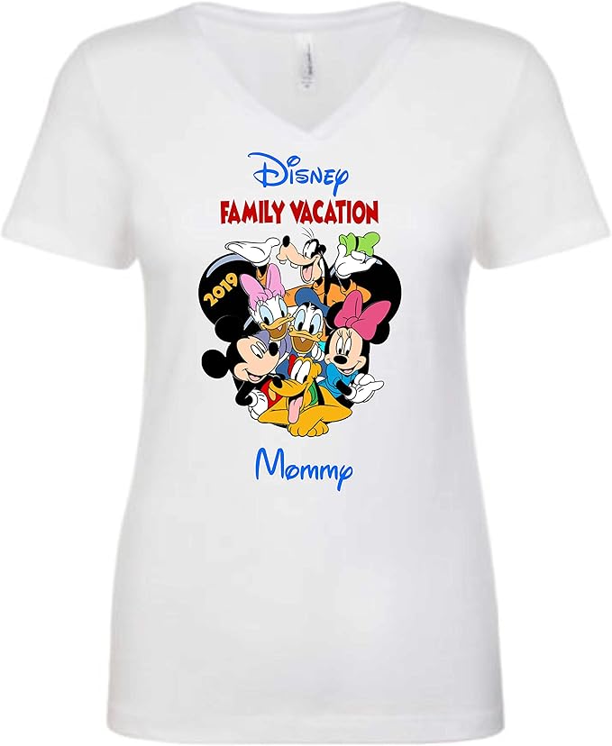 Download Disney Mickey And Friends 2021 Family Vacation Matching Shirts Customized At Amazon Women S Clothing Store