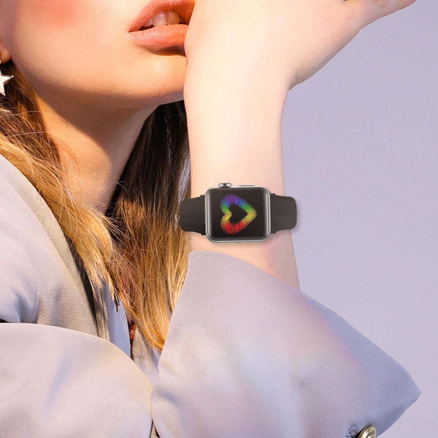 Ecogbd Elastic Strap Compatible with Apple Watch Strap 38mm 40mm 42mm 44mm - Image 5