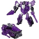 Transformers CYBERWORLD Megatron Armored Cyber Changers Energon Surge Action Figure | Quick Change to Tank Mode | Robot Toys for Kids 6+
