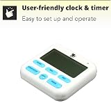 H&S Digital Kitchen Timer with Magnetic Back and Loud Alarm view 4