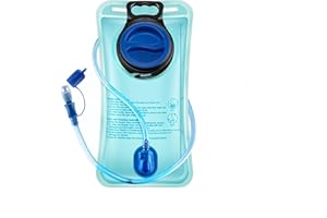 Hydration Bladder 2L - BPA-Free Leak Proof Water Reservoir for Hiking Backpacks, Camping, Cycling & Running | Includes 2 Wate