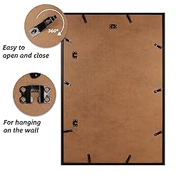 Hoikwo 20x30 Black Picture Frame, Display Pictures
