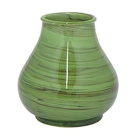 Three Hands 45265 Green Ceramic Vase Green Amazon Co Uk Kitchen