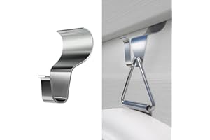 Booda Brand Vinyl Siding Hooks (50 Pack), Heavy Duty Stainless Steel Vinyl Siding Hangers, Low Profile No Hole Siding Clips for Hanging Outdoor Lights Wreath Christmas Decorations