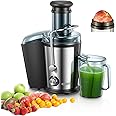 Juicer Machines Vegetable and Fruit, 800W Powerful Juilist Centrifugal Juicer Machines Easy to Clean with Brush, Dual Speeds Juice Extractor Machine with Large 3'' Feed Chute & Anti-Drip