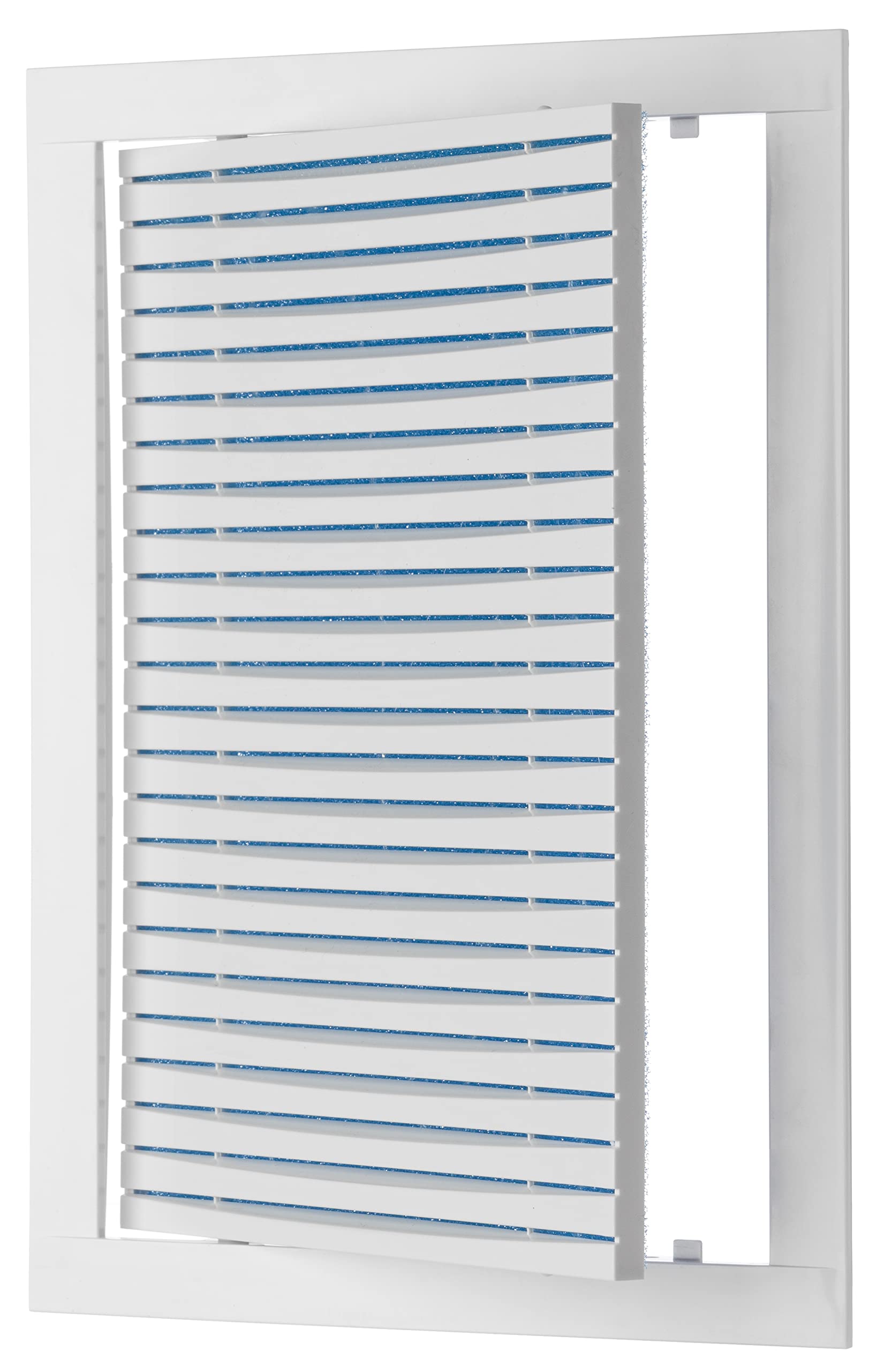 200x300mm / 8x12 inch White Plastic Ventilation Grille - Air Vent Cover with Filter - Inspection Hatch
