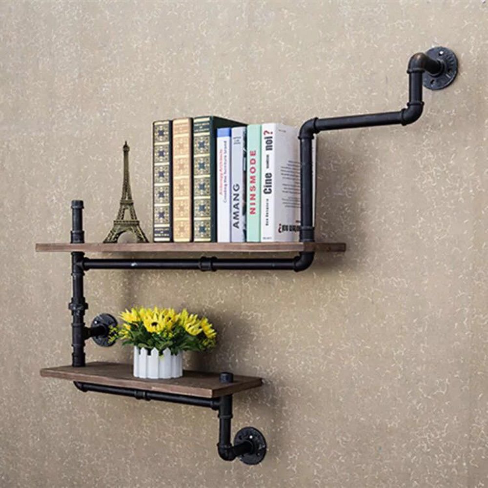 Reclaimed Wood Industrial DIY Pipes Shelves Steampunk Rustic Urban 653391969700 eBay