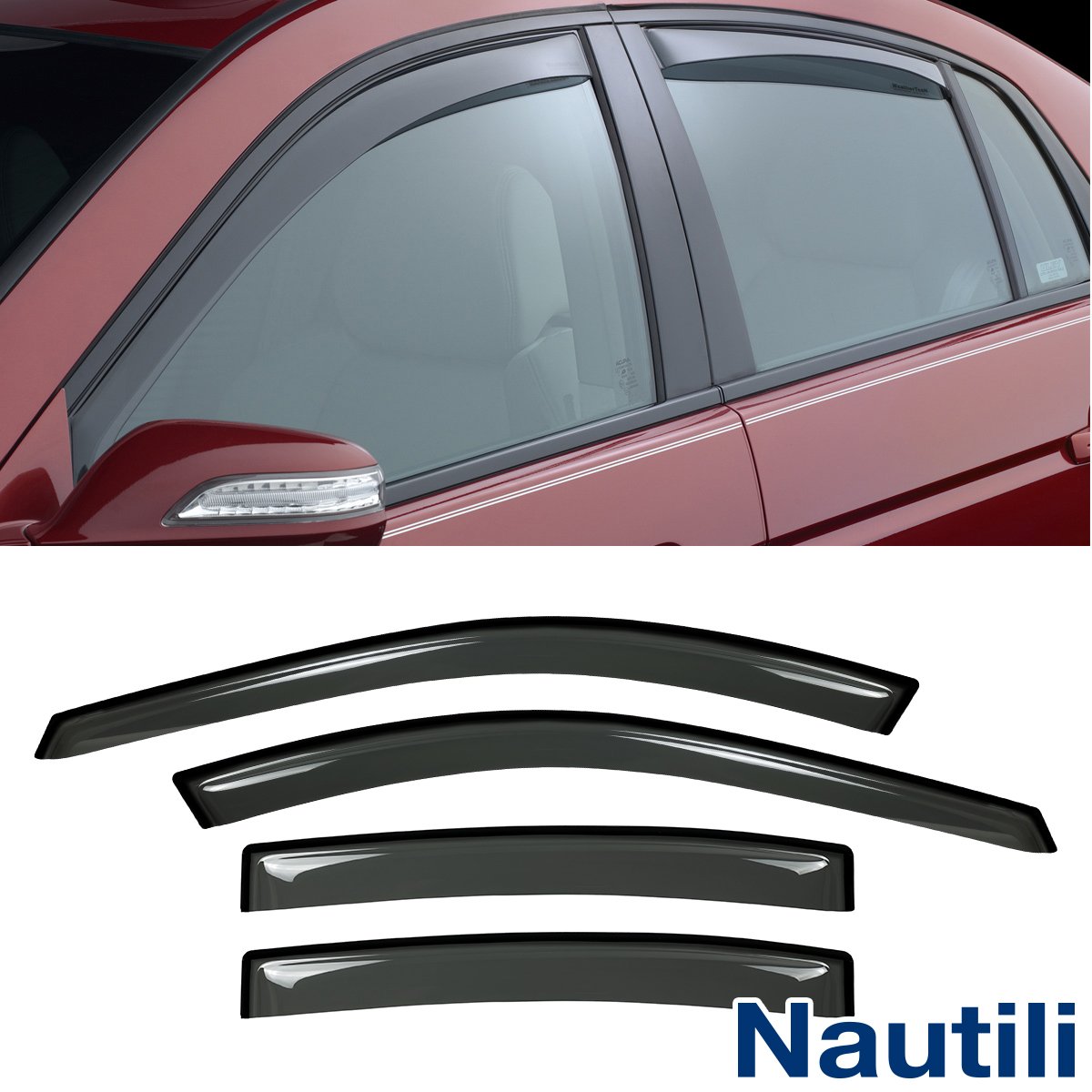 Amazon.com: CBX Auto 4pcs Side Window Deflectors Window Visors Fit 04-08
