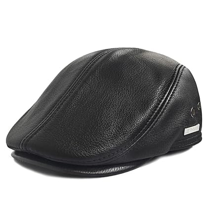 leather cap