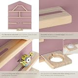 tectake Floating Shelf Toy Display 12 Pink House Shelves 50 Tonies view 5