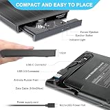 ZDYWAN USB 3.0 Type C External CD DVD Drive RW Writer Burner for Laptop Mac Win view 7