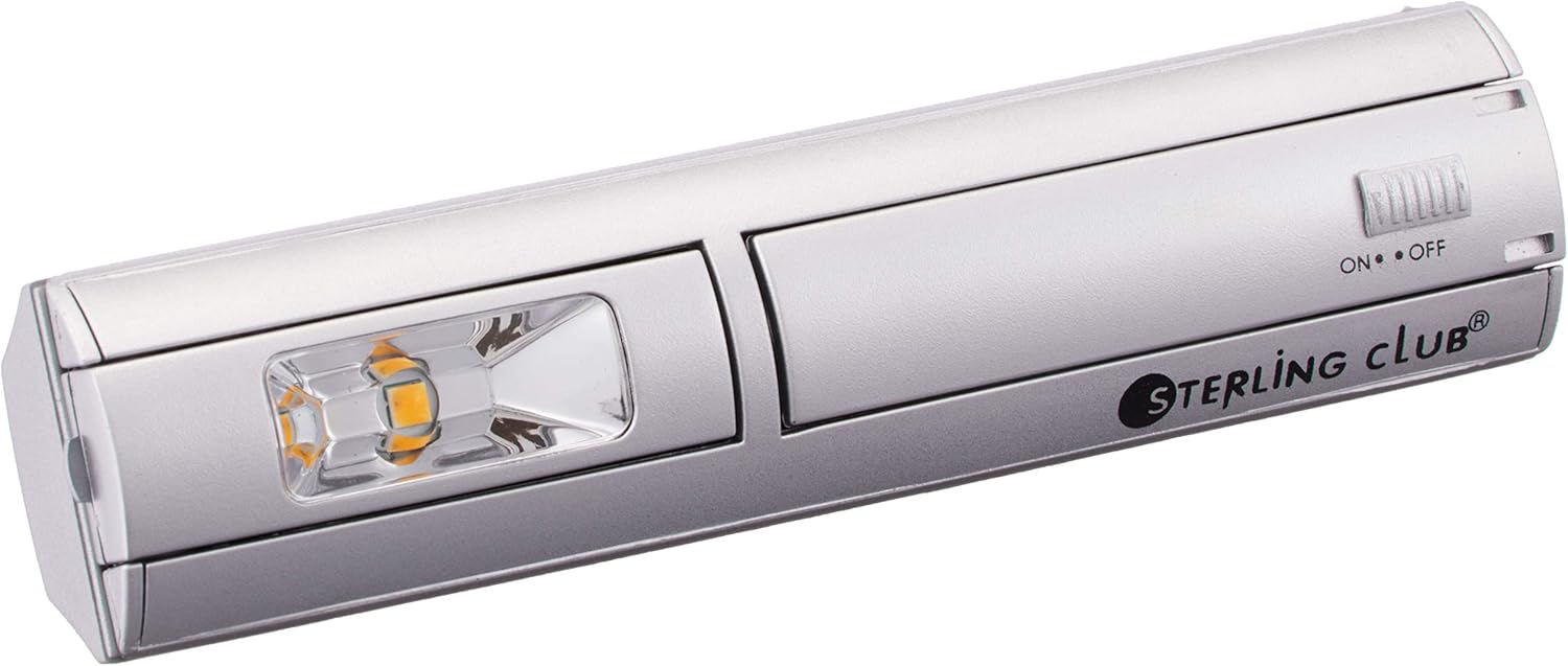 Amazon スターリング Ledブックライト シルバー 6440 スターリング トラベルクロック トラベルライト